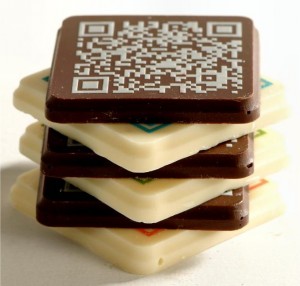 chocolate with logo